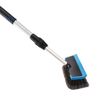 Waschbürste mit Wasseranschluss und Teleskopgriff