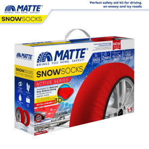 Schneesocken Matte XXL