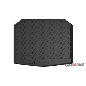Gummikofferraumwanne skoda KAROQ 2&4WD/ UNTEN VARIABEL BODEN, schmales Reserverad