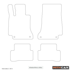 Textilmatten für Mercedes Class C