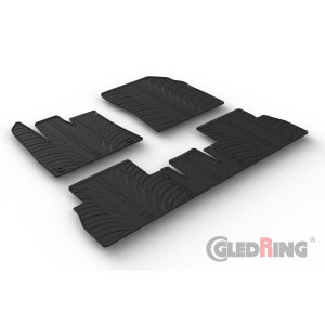 Gummimatten für Citroen Berlingo (Beifahrersitz ohne Schaltfunktion/oval fixing)